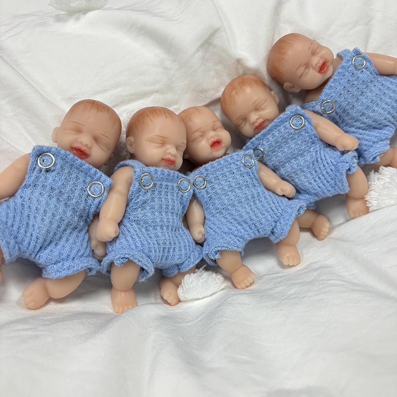 Reborn Baby Doll Silicone Realistic - 5pcs/set Boneka Reborn Bayi Tidur Silikon