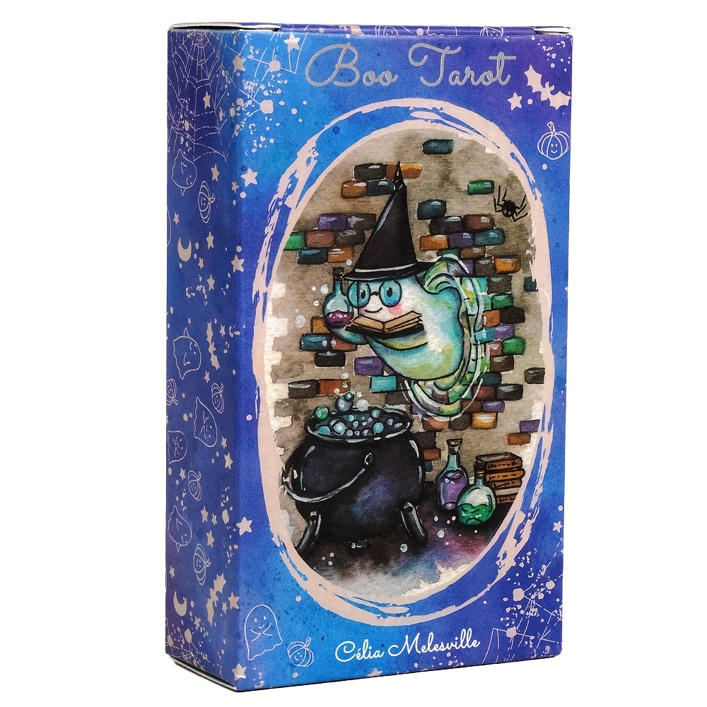 Tarot Cards Deck With Guidebook - Kartu Baca Hantu Dek Tarot Boo