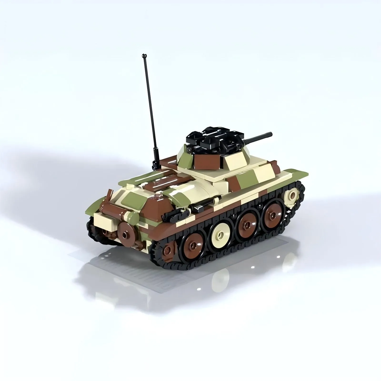Lego Compatible Military Tank - Peralatan Berteknologi Tinggi Blok Bangunan Kendaraan
