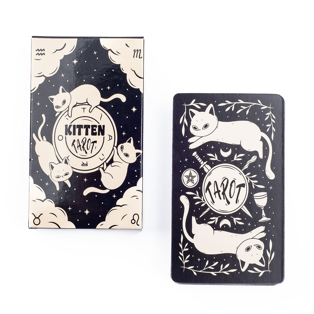 Kitten Tarot Deck 78 buah lucu - Tarot Cards Deck With Guidebook ulasan dan harga