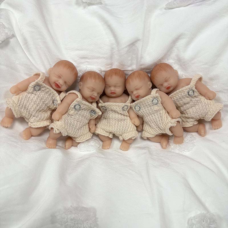 5pcs/set Boneka Reborn Bayi Ti - Reborn Baby Doll Silicone Realistic ulasan dan harga