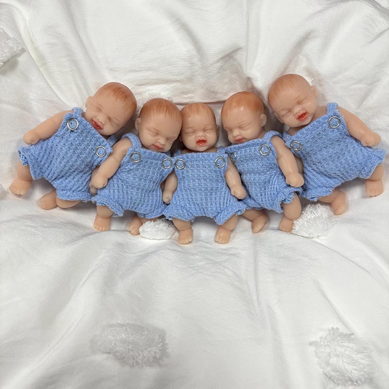 5pcs/set Boneka Reborn Bayi Ti - Reborn Baby Doll Silicone Realistic ulasan dan harga
