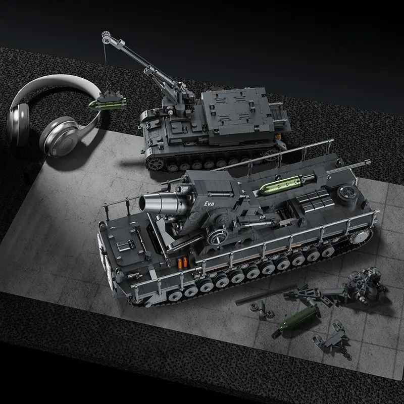12GO 97026 4706pcs  Blok Bangu - Lego Compatible Military Tank ulasan dan harga