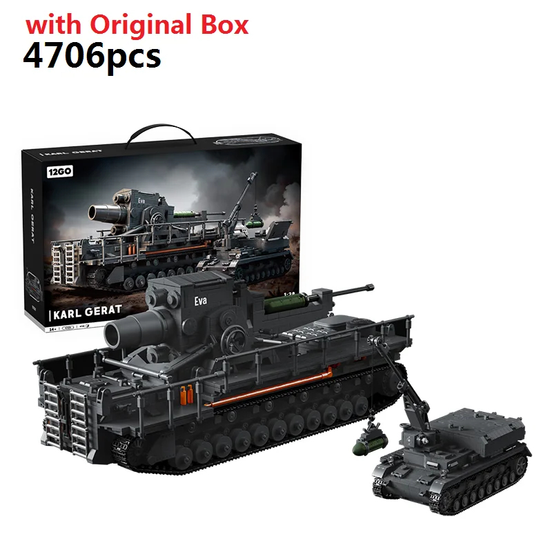12GO 97026 4706pcs  Blok Bangu - Lego Compatible Military Tank ulasan dan harga