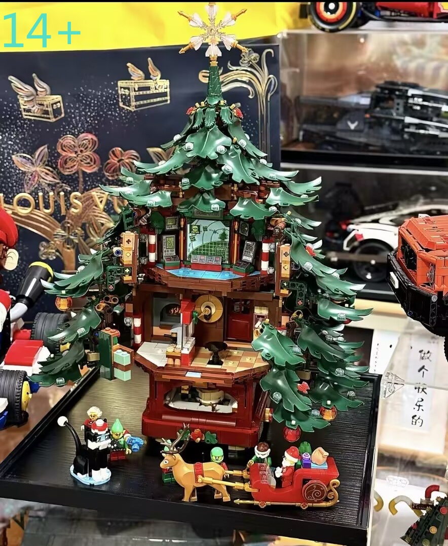 Set Balok Bangunan Model Pohon - Building Blocks ulasan dan harga
