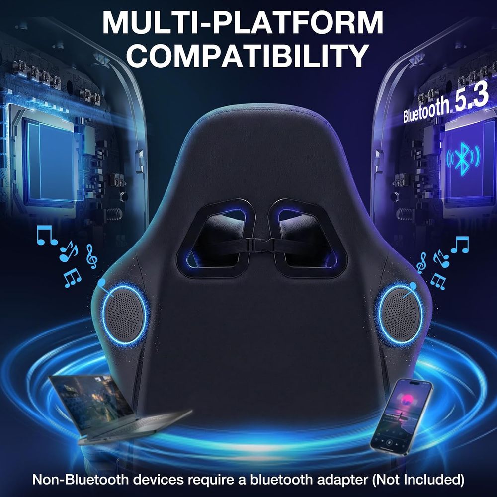 Kursi Gaming RGB dengan Speake - Video Games ulasan dan harga