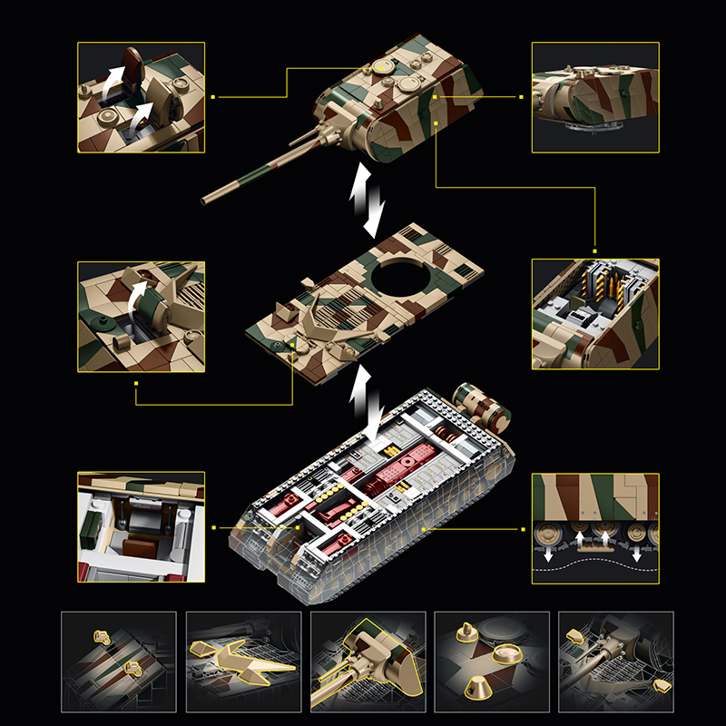 2688pcs Model Tank Militer Kre - Lego Compatible Military Tank ulasan dan harga