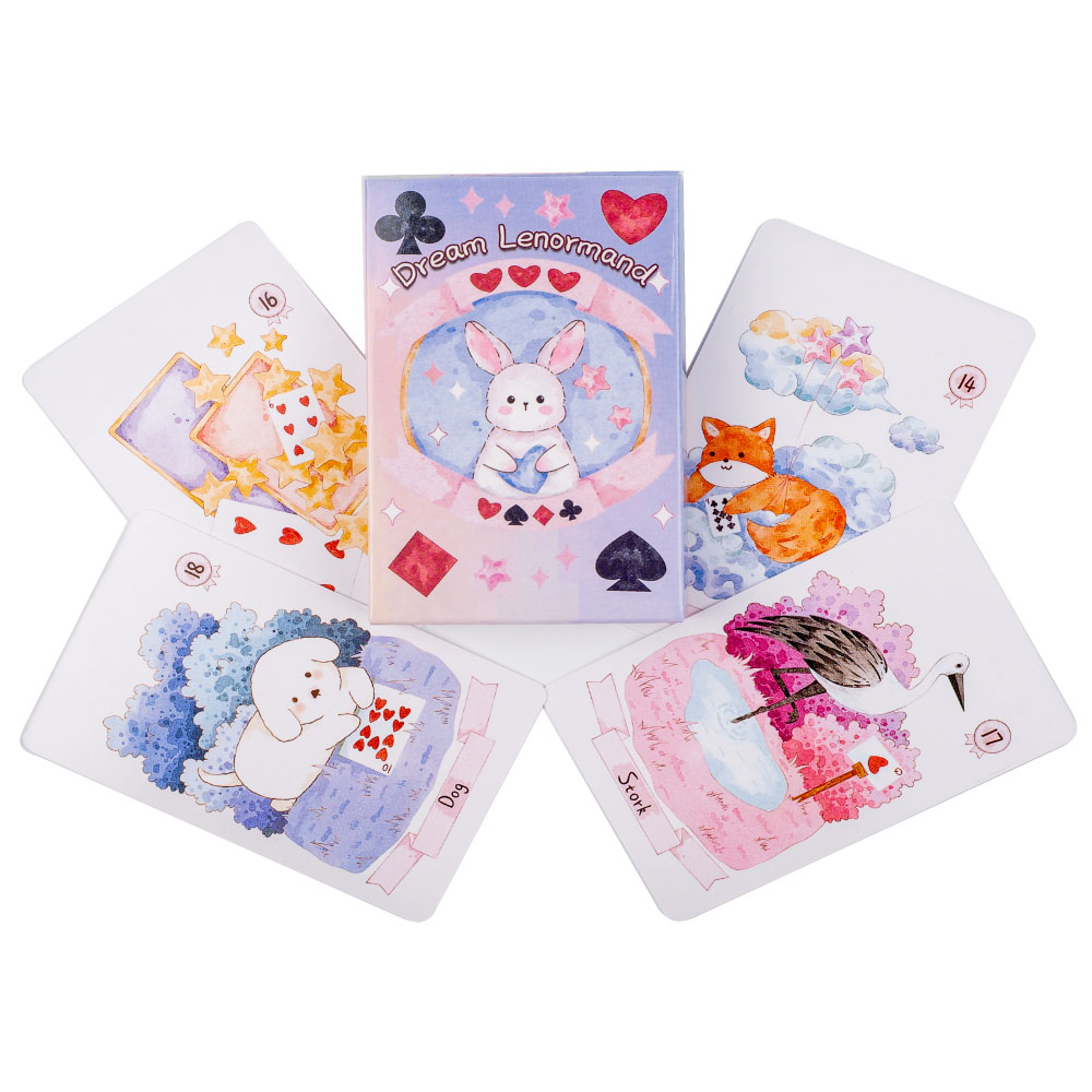 Rana psikis Dream Lenormand Ta - Tarot Cards Deck With Guidebook ulasan dan harga