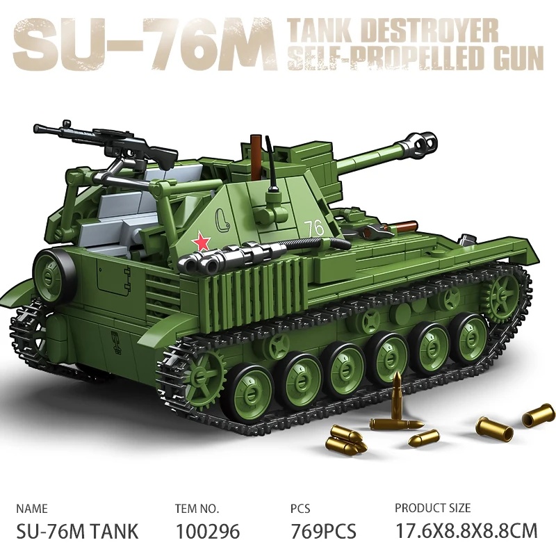 Model Kit Kendaraan Beroda Ran - Lego Compatible Military Tank ulasan dan harga