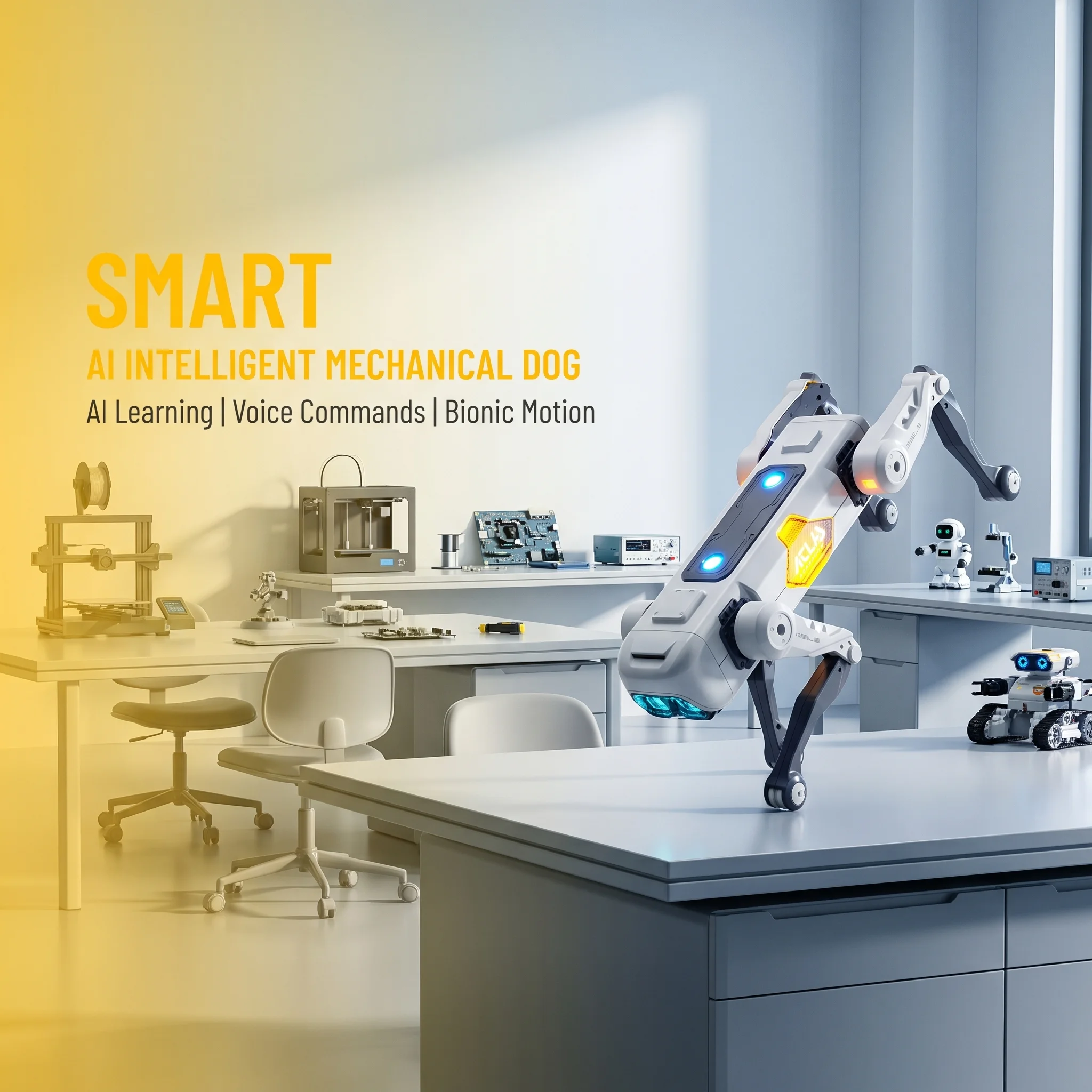 Robot Anjing Pintar AI, Kontro - Remote Control Toys ulasan dan harga