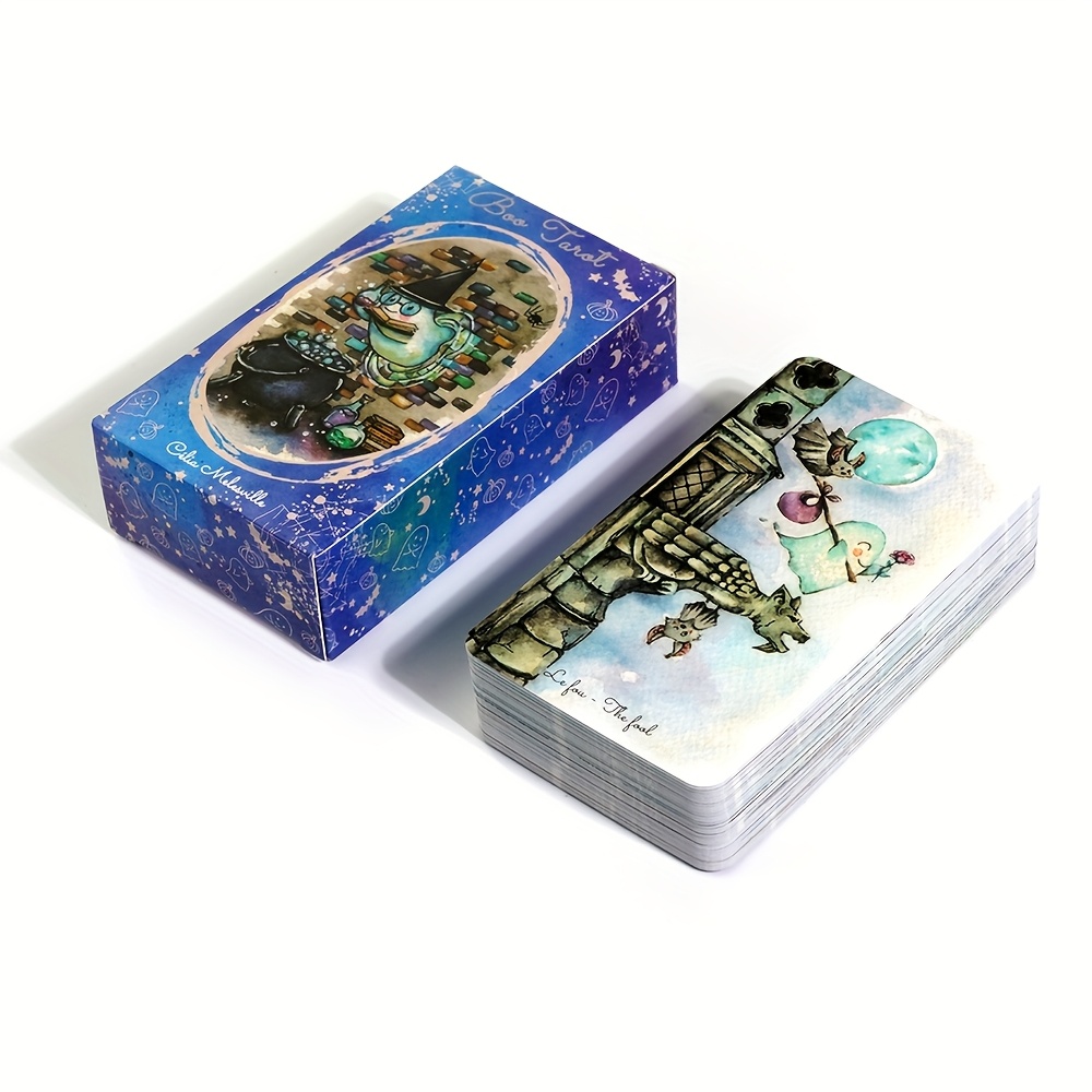 Kartu Baca Hantu Dek Tarot Boo - Tarot Cards Deck With Guidebook ulasan dan harga