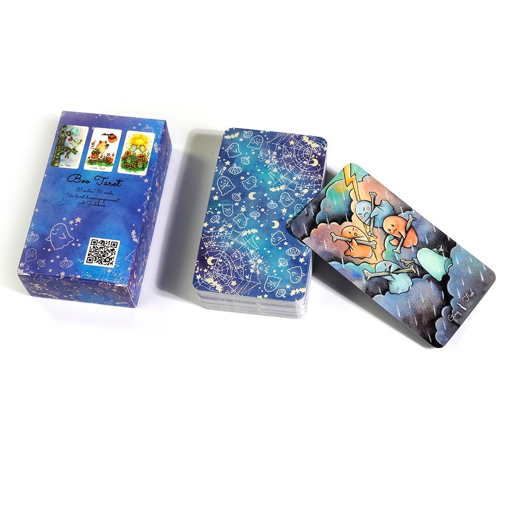 Kartu Baca Hantu Dek Tarot Boo - Tarot Cards Deck With Guidebook ulasan dan harga